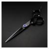 GZSLKSCD 6-Inch Black Hair-Thinning Scissors, Hairdressing Salon Scissors (Color: Thinning) view 3
