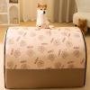 2024 2-in-1 Dog Bed/Pet Cave, Gray, Size M view 4