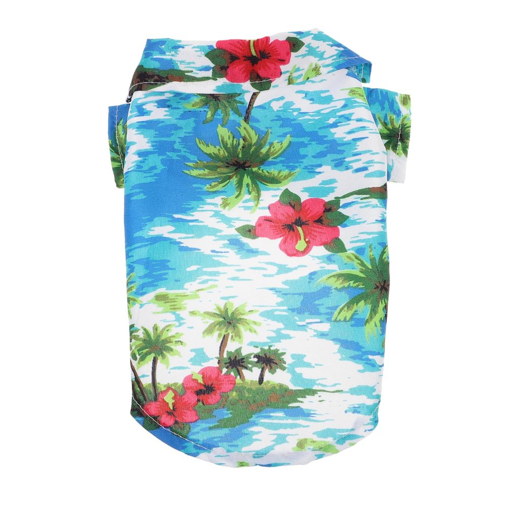 BELLIFFY Hawaiian Dog Shirt for Small Dogs