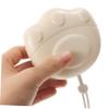 WOONEKY Small Paw-Shaped Lint Roller for Pet Hair, Beige, Plastic view 2