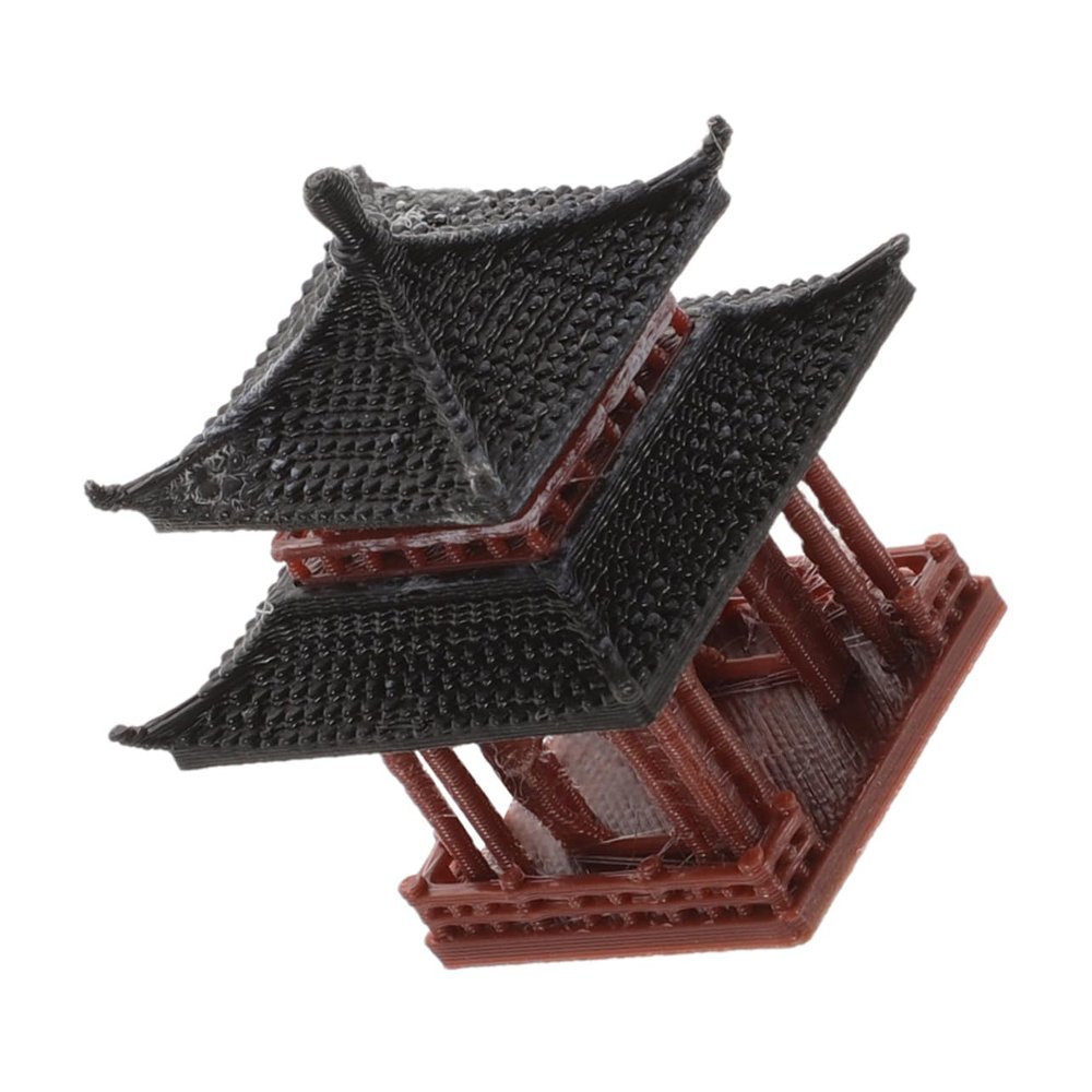 KITANDOVE Mini Pavilion Statue, Outdoor Garden Landscape Decoration for Aquarium