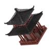 KITANDOVE Mini Pavilion Statue, Outdoor Garden Landscape Decoration for Aquarium view 1