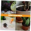 KITANDOVE Mini Pavilion Statue, Outdoor Garden Landscape Decoration for Aquarium view 3