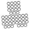 Hohopeti 45-Piece Dog Tag Rings, Noise-Reducing Protective Covers for Pets view 1