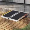 Portable Folding Curb Ramp, 90 x 73 cm, 300 kg Capacity view 2