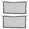 HAPINARY 2-Pack Dog Car Safety Nets, Nylon Mesh Rear-Seat Divider, 115 x 60 cm view 1