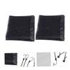 HAPINARY 2-Pack Dog Car Safety Nets, Nylon Mesh Rear-Seat Divider, 115 x 60 cm view 3