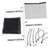 HAPINARY 2-Pack Dog Car Safety Nets, Nylon Mesh Rear-Seat Divider, 115 x 60 cm view 4