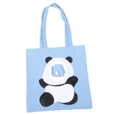 Canvas Panda Portable Lightweight Cat Carrier Bag for Travel