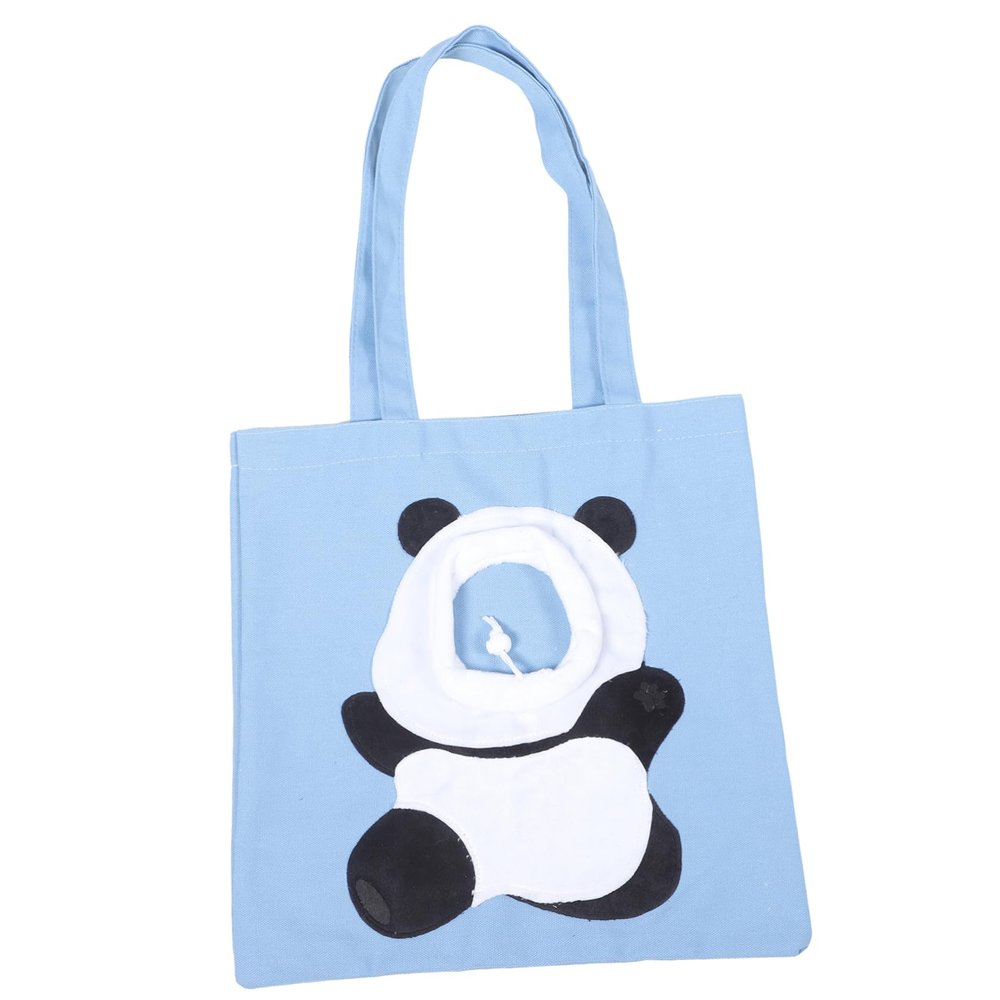 Canvas Panda Portable Lightweight Cat Carrier Bag for Travel