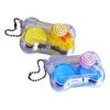 Healeved 2-Piece Portable Plastic Contact Lens Case, Left/Right Markings, Random Color view 1