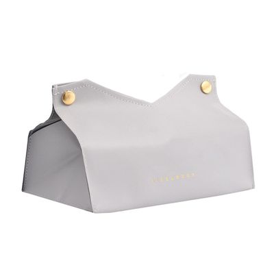 PU Leather Tissue Box Cover, Lightweight and Practical for Home and Office