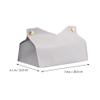 PU Leather Tissue Box Cover, Lightweight and Practical for Home and Office view 2