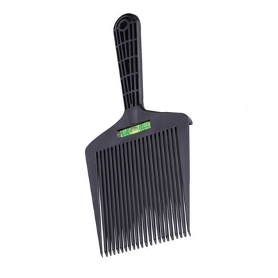 Professional Hairdressing Comb with Wide Teeth, Black Plastic