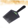 Professional Hairdressing Comb with Wide Teeth, Black Plastic view 3