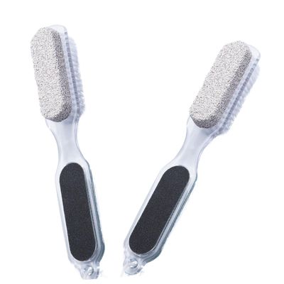 2-Piece Foot File Set with Pumice Stone and Brush