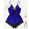 Women’s Sexy Lace Mesh Babydoll Lingerie Bodysuit Set view 2