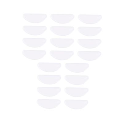 Non-Slip White Silicone Nose Pads for Glasses, 25 Pairs