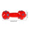 BOGEEL Interactive Dog Toy - Squeaky Dumbbell view 4