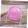 BESPORTBLE Hamster Exercise Ball with Stand, Safe and Stable, Pink view 3