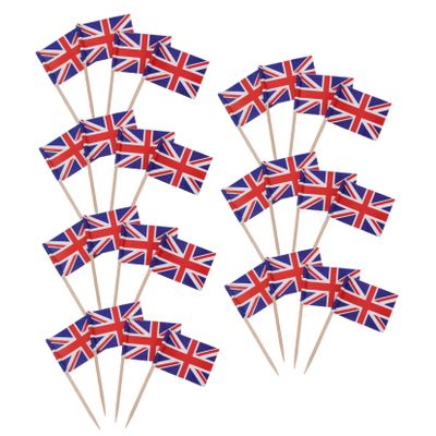 PAMINGONO Toothpick Flags, 200-Pack, 65 mm