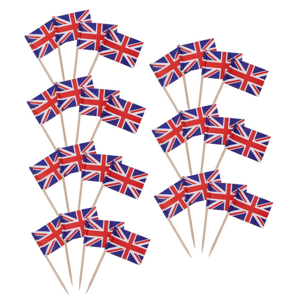 PAMINGONO Toothpick Flags, 200-Pack, 65 mm