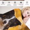 VFSAfiwaf Plush Blanket for Dogs, Soft, Warm, Fluffy, 100 x 130 cm view 3
