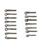 Aqxyju 100-Piece Eyeglass Spring Hinge Repair Replacement Set (50) view 1