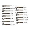 Aqxyju 100-Piece Eyeglass Spring Hinge Repair Replacement Set (50) view 3