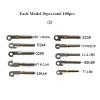 Aqxyju 100-Piece Eyeglass Spring Hinge Repair Replacement Set (50) view 4
