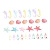 Small Resin Ornaments for Aquarium Decoration, 50 Pieces, Synthetic Resin view 1