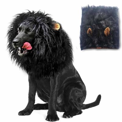 EHOTER Lion Mane for Dogs, Adjustable Halloween Costume