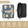 Hot Hair Tools Travel Bag with Heat-Resistant Mat, Waterproof, Portable, Open-Flat view 4