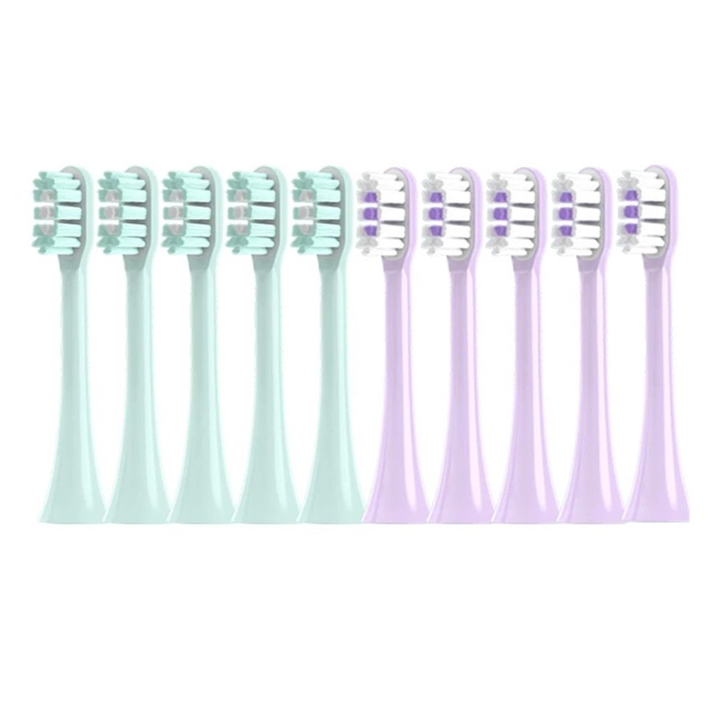 WENH 10 Replacement Brush Heads for X3/X3 Pro/X1/V1/V2/D3/X3U/X5, Soft Bristles, Vacuum-Packed (4)