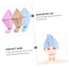 Coral Fleece Hair Turban Towel 3-Pack for Home view 2