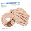 Coral Fleece Hair Turban Towel 3-Pack for Home view 4