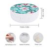 Empty Air Cushion Puff Compact with Mirror, Tropical Hibiscus Print view 2