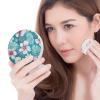 Empty Air Cushion Puff Compact with Mirror, Tropical Hibiscus Print view 3