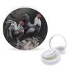 Empty Cushion Compact Makeup Case with Rooster Print view 1