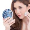 Empty Air Cushion Puff Case, Portable Makeup Compact with Blue Chicken Print view 3
