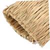 TOGEVAL 3-Piece Handwoven Grass Rabbit House and Soft Grass Mat for Small Animals view 3