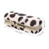 Portable Iron Lipstick Travel Case with Mirror and Fuzzy Finish view 2