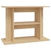 Somanki Aquarium Stand, Sonoma Oak, 80 x 35 x 60 cm, Engineered Wood view 2