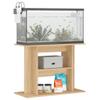 Somanki Aquarium Stand, Sonoma Oak, 80 x 35 x 60 cm, Engineered Wood view 3