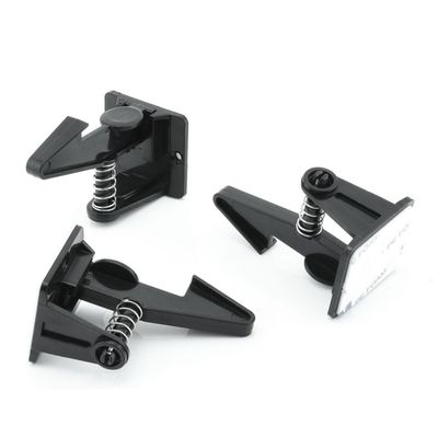 12 Pairs Childproof Locks for Drawers and Cabinets, Black