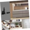 12 Pairs Childproof Locks for Drawers and Cabinets, Black view 3