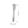 Baby Crib Spring Bolts, 6-Pack, Silver Iron Latches view 2