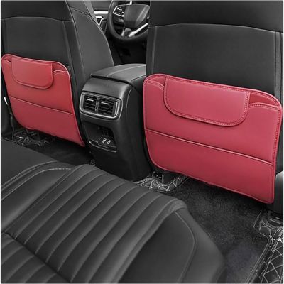 XPKLTXZW 2-Piece Car Seat Back Protectors for KIA NIRO, Sportage, Sorento, EV6, Stinger, Red