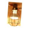 Happyyami Iron Reptile Heat Lamp Shade with Protective Guard, Gold view 1