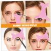 Pink PP Eyebrow Stencil for Precise Makeup Application view 3